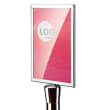VQ2201 SIGN HOLDER A4 S/S FOR CROWD CONTROL STAND SENATOR Q
