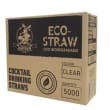 DSSC02B STRAW COCKTAIL PLASTIC CLEAR BIODEGRADABLE 135MM (CT5000)
