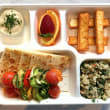 Veggie kebab bento box