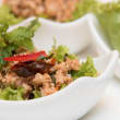 Chicken larb salad