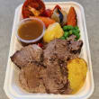 Tender Roast Beef, Steamed Seasonal Veggies & a Side of Gravy.