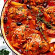 Chicken Cacciatore with Steamed Rice