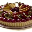 Fruit Flan with Custard