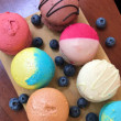 Assorted French macaroons