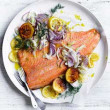 Poached ocean trout (10-15 pax) (DF)