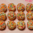 Happy Birthday mini cupcakes (12 pcs)