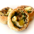 Spinach, mushroom & feta scroll (2 pcs)