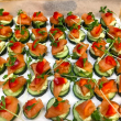 Salmon & avo roulade