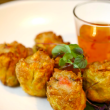 Crispy pork & prawn dim