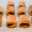 Mini gourmet sausage rolls