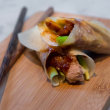 Peking duck pancakes