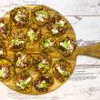 Sweetcorn fritters & salsa