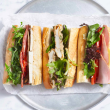 Mixed French baguettes