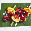 Fresh fruit skewer