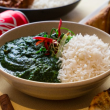 Aloo jeera + rice (medium spicy)