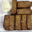 Paleo banana bread slice