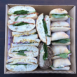 Assorted gourmet sandwiches