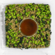 Edamame, barley & kale salad