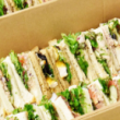 Assorted traditional sandwiches