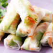 Mini rice paper rolls