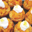 Pumpkin & ricotta crostini