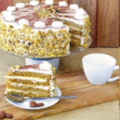 Coffee & custard torte
