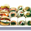 Wraps & rolls platter (12 pcs)