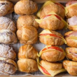 Mini savoury croissants