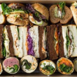 Vegetarian sandwiches, wraps & rolls