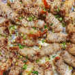 Kataifi wrapped prawn