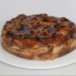 Apple, blueberry bread & butter pudding