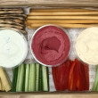 Crudite platter