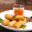 Pork spring rolls