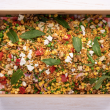 Moroccan brown rice salad