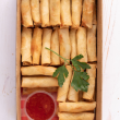 Spring roll platter