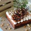Dark Chocolate & Hazelnut Crunch Mousse Cake