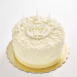 White chocolate flake cake