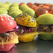 Gourmet coloured sliders box 2 (24 pieces)