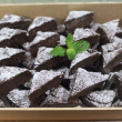 Dark chocolate & raspberry brownie