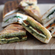 Toasted Focaccia & Turkish bread