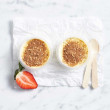 Vanilla bean panna cotta