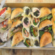 Mixed gourmet rolls & wraps
