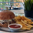 Carolina style pork roll