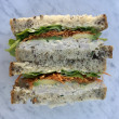 Gluten Free Sandwich with Gourmet filling (1pp)