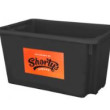Plastic Tub Black & Insulating Lid (645x413x276mm)