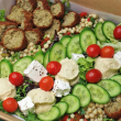 Falafel mezze salad