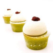 Mini pistachio raspberry tea cake
