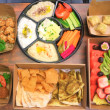 Classic vegetarian lunch