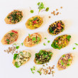 Chefs assortment of salads