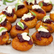 Chickpea & sweet potato fritter